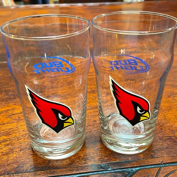 Bud Light Other - Set of 2 Different Bud Light Arizona Cardinals Pint Glasses